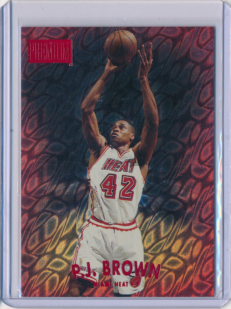 SkyBox 1997-1998 Premium Star Rubies #97SR P.J. Brown 38/50