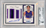 Panini 2009-2010 National Treasures Century Platinum #221 Omri Casspi 5/5 / BGS Grade 9 / Auto Grade 10