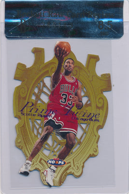 SkyBox 1998-1999 NBA HOOPS Panini Twine #7/10PT Scottie Pippen 411/500 / BGS Grade 8.5