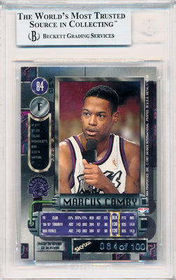 Skybox 1997-1998 Metal Universe Precious Metal Gems #84 Marcus Camby 84/100 / BGS Grade 8.5