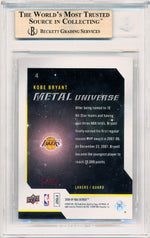 Skybox 2008-2009 Metal Universe Precious Metal Gems Red #4 Kobe Bryant 24/50 / BGS Grade 9.5