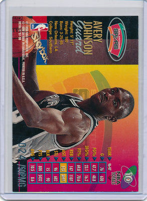 Skybox 1997-1998 Metal Universe Championship Precious Metal Gems #10 Avery Johnson 24/50