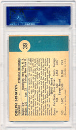 Fleer 1961 Syracuse Nationals  #39 Dolph Schayes   / PSA Grade 8