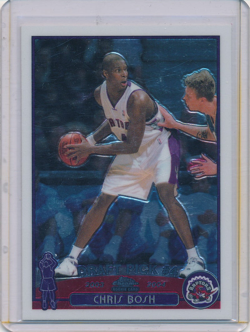 Topps 2003-2004 Chrome Rookie Card #114 Chris Bosh