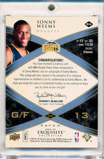 Upper Deck 2008-2009 Exquisite Collection Rookie Parallel #86 Sonny Weems 11/13