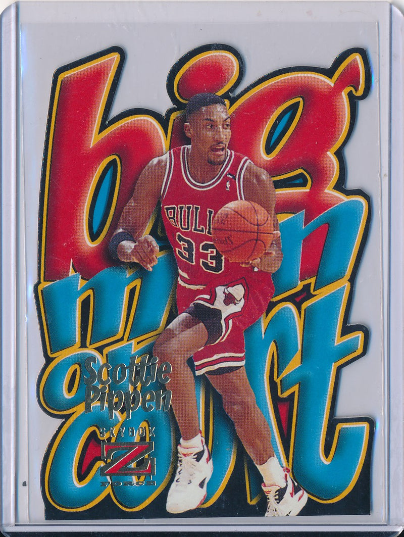 SkyBox 1996-1997 Z-Force Big Men On Court #44084 Scottie Pippen