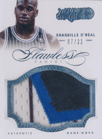 Panini 2012-2013 Flawless Silver Jumbo Patches #54 Shaquille O'Neal 07/22 / BGS Grade 9