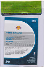 Topps 2006 Finest Refractor #33 Kobe Bryant 14/89