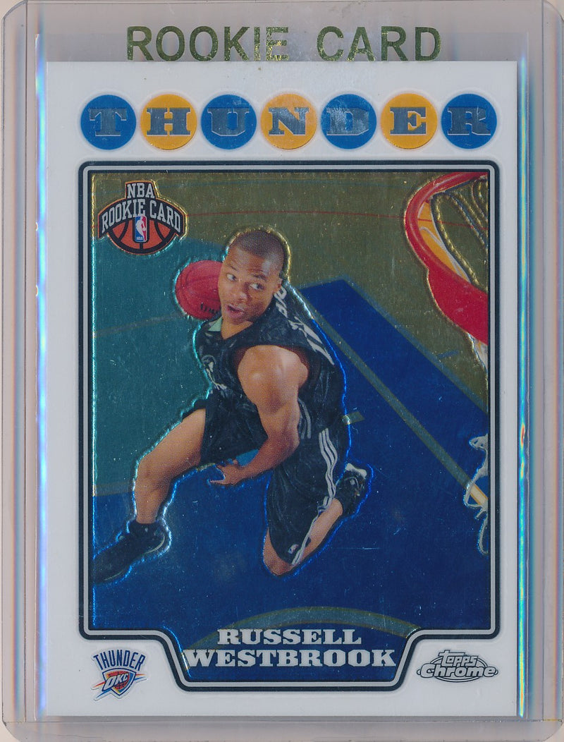 Topps 2008-09 Chrome Rookie Card #184 Russell Westbrook