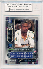 Skybox 1997-1998 Metal Universe Championship Precious Metal Gems Green #116 Mark Jackson 6/100 / BGS Grade 8