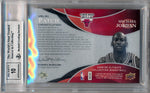 Upper Deck 2008-2009 Ultimate Collection Ultimate Legend Signature Materials #UML-MJ Michael Jordan 3/5 / BGS Grade 9 / Auto Grade 10