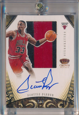 Panini 2012-2013 Crown Royale Silhouettes #271 Scottie Pippen 2/5