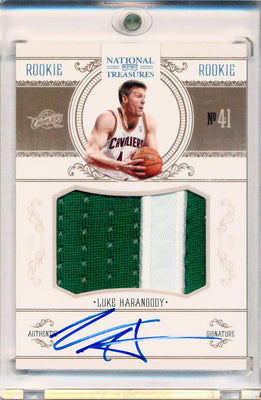 Panini 2010-2011 National Treasures  Century Platinum #233 Luke Harangody 4/5