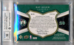 Upper Deck 2009-2010 Exquisite Collection Noble Nameplates #NRA Ray Allen 22/25 / BGS Grade 9 / Auto Grade 10