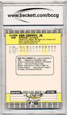 Fleer 1989   #548 Ken Griffey