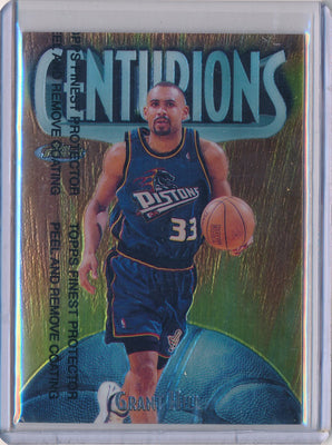 Topps 1998-1999 Finest  Centurions W/ Peel #C1 Grant Hill 76/500