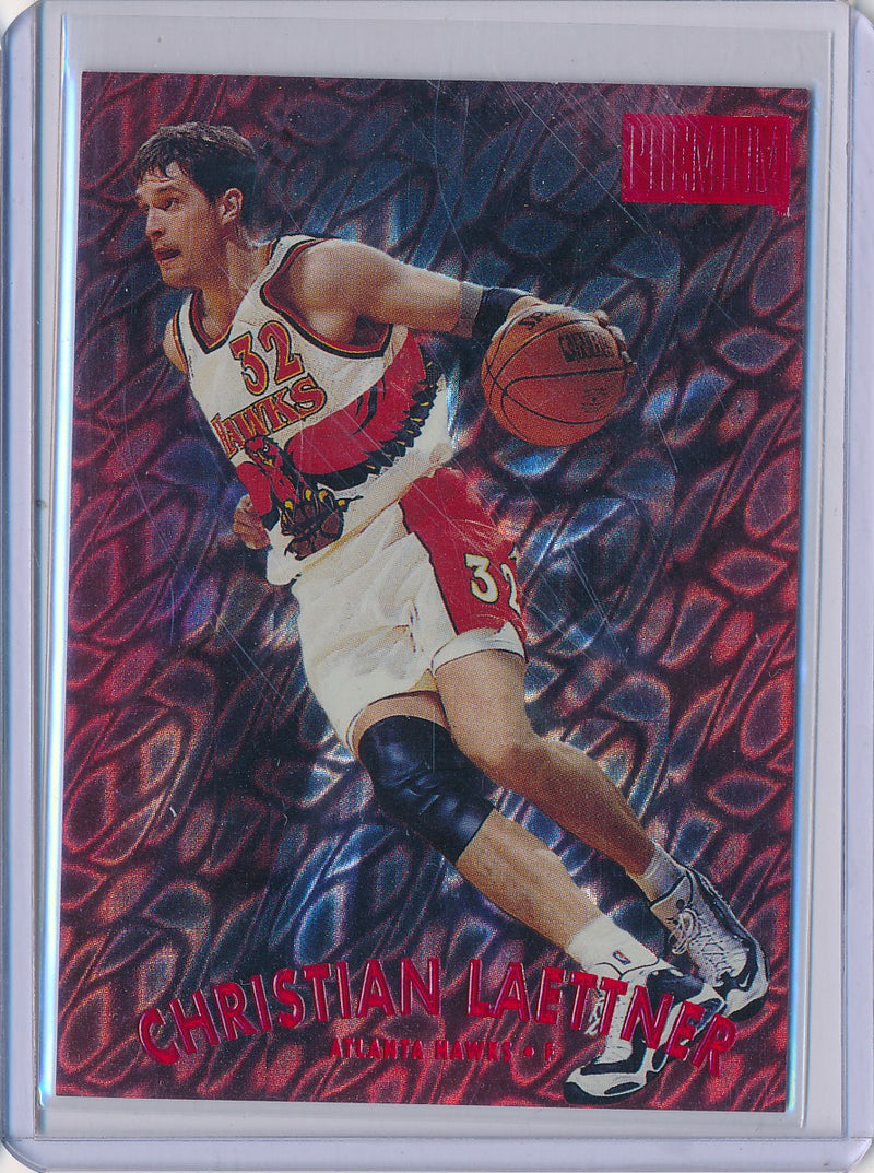 SkyBox 1997-1998 Premium Star Rubies #105SR Christian Laettner 17/50