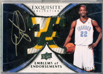 Upper Deck 2008-2009 Exquisite Collection Emblems Of Endorsement #EEJG Jeff Green 7/10