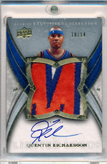 Upper Deck 2009-2010 Exquisite Collection Limited Logos #LQR Quentin Richardson 10/14