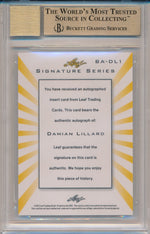 Leaf 2012-2013 Signatures Black & White #BA-DL1 Damian Lillard 3/5 / BGS Grade 9.5 / Auto Grade 10