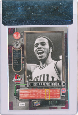 Upper Deck 2011-12 Fleer Retro Precious Metal Gems GREEN #PM-25 Darrell Griffith 4/10 / BGS Grade 9