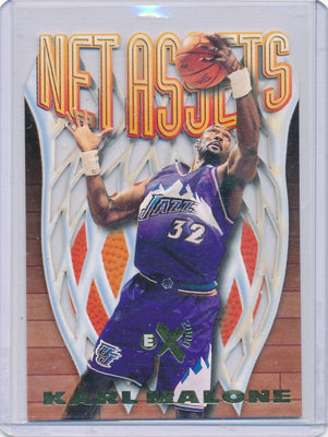 SkyBox 1996-97 E-X 2000 Net Assets #44550 Karl Malone none