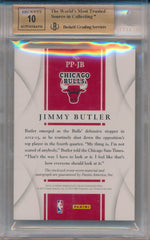 Panini 2012-2013 Immaculate Collection Jumbo Patch Autographs #PP-JB Jimmy Butler 49/75 / BGS Grade 9.5 / Auto Grade 10