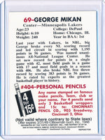 Topps 1996-1997 Finest Reprint Refractor #69 George Mikan