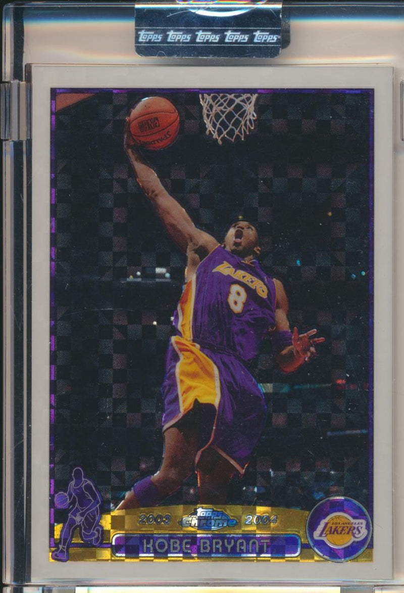 Topps  2003-2004 Chrome  X-Fractor #36 Kobe Bryant 74/220