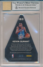 Panini 2011-2012 Prefered Silver #163 Kevin Durant 3/5 / BGS Grade 9 / Auto Grade 10