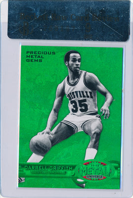 Upper Deck 2011-12 Fleer Retro Precious Metal Gems GREEN #PM-25 Darrell Griffith 1/10 / BGS Grade 9