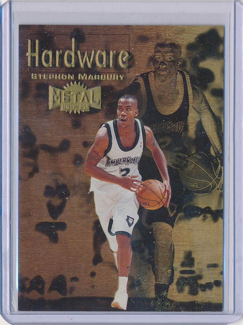 SkyBox 1997-1998 Metal Universe Hardware #1/15H Stephon Marbury