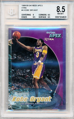 Skybox 1999-2000 Apex XTRA #4 Kobe Bryant 16/50 / BGS Grade 8.5