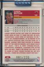 Topps  2003-2004 Chrome  X-Fractor #60 Caron Butler 81/220