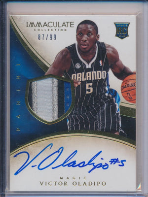 Panini 2013-2014 Immaculate RPA #136 Victor Oladipo 87/99