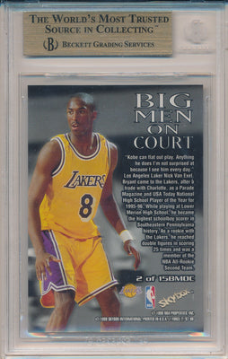 SkyBox 1997-1998 Z-Force Big Men On Court #2/15BMOC Kobe Bryant  / BGS Grade 9.5