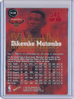 SkyBox 1997-1998 Premium Star Rubies #74SR Dikembe Mutumbo 41/50