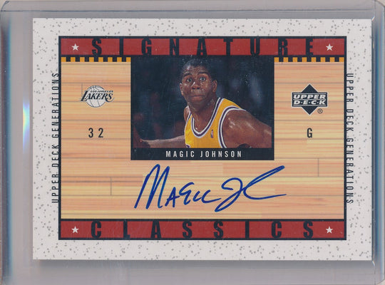 Upper Deck 2002-2003 UD Generations Signature Classics #MG-S Magic Johnson