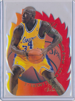 Fleer 1996-1997 Flair Showcase  Hot Shots #5/20 Shaquille O'neal