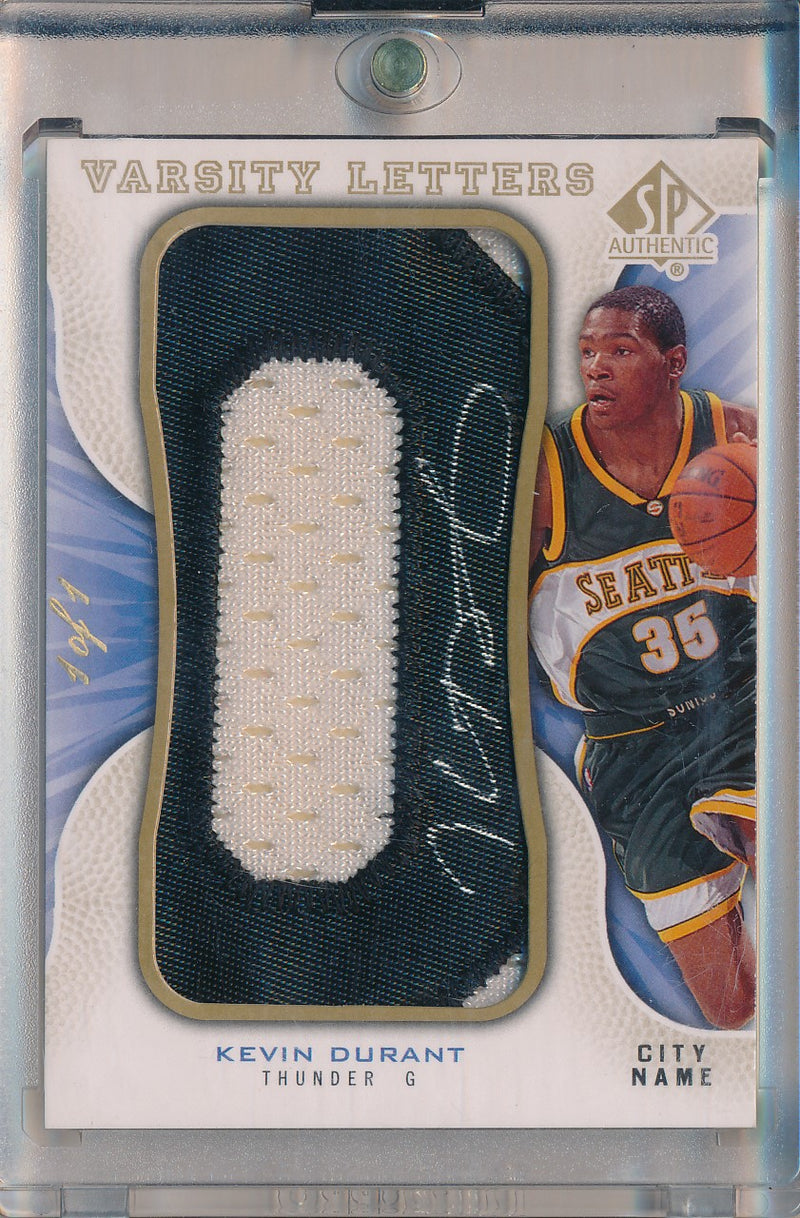 Upper Deck  2007-2008 SP Authentic Rookie Patch #152 Kevin Durant 268/299