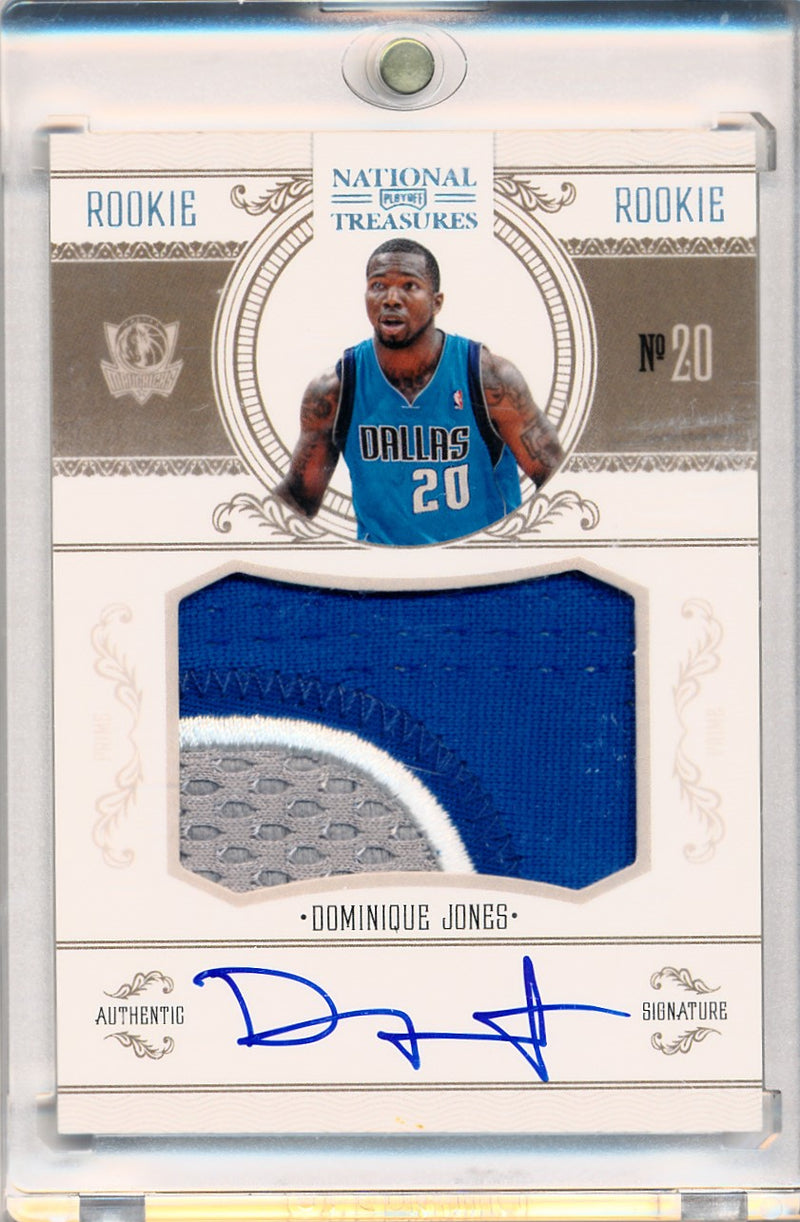 Panini 2010-2011 National Treasures Century Platinum #223  Dominique Jones 5/5