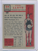 Syracuse Nats  #54 Earl Lloyd