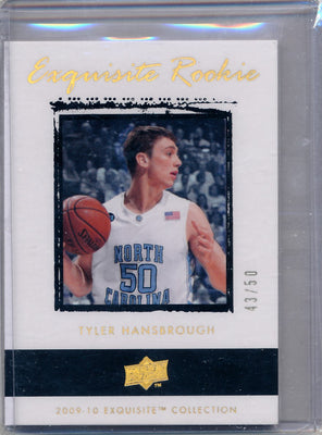 Upper Deck 2009-2010 Exquisite Collection Rookie Parallel #54 Tyler Hansbrough 43/50