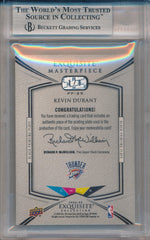 Upper Deck  2008-2009 Exquisite Collection Press Plates Black #PP29 Kevin Durant 1/1 / BGS Grade 8.5