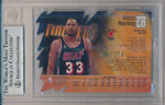 Topps 1997-1998 Finest Finishers Embossed Refractors #166 Alonzo Mourning 6/74 / BGS Grade 9