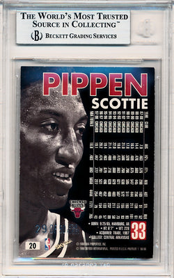 SkyBox 1998-99 Premium Star Rubies #20 Scottie Pippen 29/50 / BGS Grade 8.5