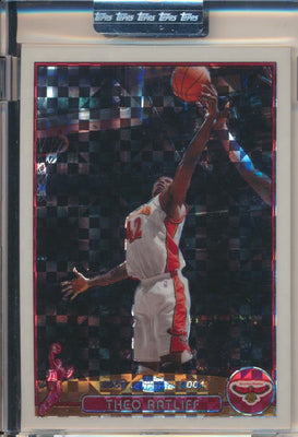 Topps  2003-2004 Chrome  X-Fractor #58 Theo Ratliff 131/220