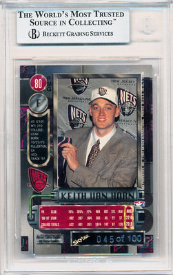 Skybox 1997-1998 Metal Universe Championship Precious Metal Gems Red #80 Keith Van Horn 45/100 / BGS Grade 8.5