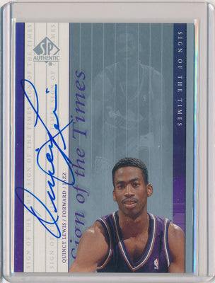 Upper Deck 1999-2000 SP Authentic Sign Of The Times #QL Quincy Lewis