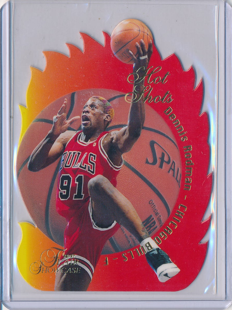 Fleer 1996-1997 Flair Showcase  Hot Shots #7/20 Dennis Rodman